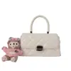 Bolso con Patrón de Diamantes para Mujer 2025 Modelo Nuevo Bolso de Alta Gama de Gran Capacidad Bolso con Cadena para el Hombro Bolso Cruzado Bolso Cuadrado Pequeño