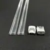 Carcasa para tira de luz LED rígida, aislante y retardante de llama, adecuada para tiras de luz rígidas de 8 mm, cabinetes refrigerados, lámparas de escritorio, lámparas de estante