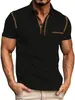 Camiseta de Manga Corta de Verano Nueva de Venta Caliente Europea y Americana Transfronteriza Temu Talla Europea Camisa Polo Deportiva Casual de Comercio Exterior