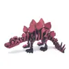 Impresos en 3D Transfronterizos Más Vendidos Esqueleto de Dinosaurio Estegosaurio Articulaciones Deformables Adornos Regalos Hechos a Mano Artesanías Juguetes de Moda Celebridades de Internet