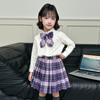 Vestido de Primavera y Otoño para Niñas 2026 Nuevo Elegante Conjunto de Otoño Infantil Set JK Ropa de Niña Pequeña Kuromi Vestido