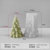 Molde de silicona para vela de árbol de Navidad Jiahuimei DZ021