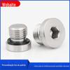 Plugue de tubo de borda de aço inoxidável 304 plugue ED plugue de flange hexagonal com arruela ED Plug 1 ponto 2 pontos 4 pontos