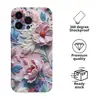 Estilo Francês Suave Embossado Tridimensional Bordado Imitado Floral Maçã Capa de Celular 17 Processamento e Produção Capa Protetora Ultrafina