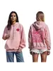 Tallas Europeas S-5XL Sitio Independiente Transfronterizo Más Vendido 2026 Sudadera con Capucha Estampada Hibisco Hawaiano Marca de Tendencia Sudadera
