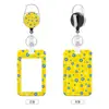 Cordón de Plástico UV con Clip Retráctil, Porta Credencial, Insignia de Trabajo, Porta Tarjeta de Autobús, Porta Tarjeta de Identificación, Porta Tarjeta de Campus, Porta Tarjeta de Fan