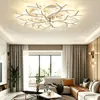 Lámpara de Techo Artística Moderna con Rama de Árbol para Protección Ocular, Diseño de Lujo Ligero Luz Principal para Sala de Estar, Luminaria LED para Decoración del Hogar