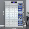 Gabinete para platos de comedor personal multi-puerta fábrica lonchera tazón palillos almacenamiento aparador acero inoxidable gabinete de desinfección gabinete de comedor