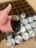 Suministros de Cocina Transfronterizos Botella de Condimento de Acero Inoxidable Frasco de Condimento con Revestimiento de Vidrio Giratorio Botella de Vidrio Portátil para Espolvorear Barbacoa