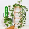 Decoración de hiedra Refugio de tubo Planta verde Flor artificial Ratán Plástico Arce Enredadera Hoja verde Trepadora