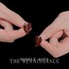 Aretes vintage de esmalte al óleo antiguo claro rojo vino vintage amor aretes estilo Hong Kong joyería avanzada para la oreja