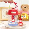 Cadena Creativa para Bolso Taza Colgante Cuentas de Colores Conejo Fantasía Acrílico Arena Movediza Aceite Muñeca Colgante Pequeño Creativo Niña Regalo Pequeño