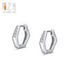Pendientes de plata de ley s925 con microdiamantes, elegantes y ligeros, con hebilla para las orejas, para mujer.