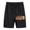 Shorts de anime RED de una pieza transfronterizos sueltos estampados de una pieza shorts modernos