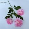3 dalias artificiales para bodas, guía de flores, hileras de flores, decoración floral, espléndidas flores, decoración de interiores para el hogar, flores falsas.