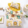 Colcha de jardim de infância Capa de colcha de três peças Algodão puro Lençol de cama infantil para bebê Colcha Capa de núcleo Nap Cama de cama