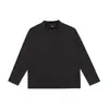 Ropa Mu Xi # Camiseta básica de cuello semi-alto, simple y versátil, ropa interior cálida para otoño e invierno para hombre, camiseta de manga larga, top para hombre