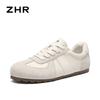 ZHR Zapatos de Entrenamiento Ligeros Alemanes para Mujer Primavera y Otoño Nuevos Planos Retro Deportivos Casuales Suela Suave con Falda