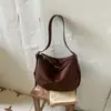 Bolsa Tote Estilo Coreano Transfronteiriça Feminina 2026 Nova Outono Chique Retrô Nicho Versátil para Trabalho Ombro Transversal