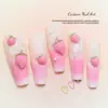 Acessórios para Unhas Artísticas Morango Creme Gelo Desenho Animado Frutas Tridimensionais Mini Resina Decoração de Unha Usável Bijuterias para Unhas