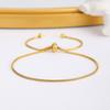 Pulsera transfronteriza nueva de acero de titanio hueso de serpiente para mujer estilo ins diseño europeo y americano pulsera retro extraíble de cuentas redondas