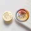Serie de membretes de nuevos productos: Sello de cabeza de latón para lacre de carta de búho mensajero, sello de sobre, cabeza de latón para diario