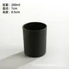 Suporte de Velas de Vidro Galvanizado Copo Vazio Recipiente de 200ml, Resistente ao Calor, Ambiente de Luxo Leve, Direto da Fábrica, Suporta Pedidos Personalizados
