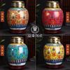 Pote de Cerâmica Jingdezhen para Fermentação de Vinho 5kg 10kg 20kg 15kg 25kg com Bico e Vedação, Padrão Azul e Branco