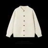 Suéter cardigan de punto de mezcla de lana, ajuste relajado, estilo Harajuku nuevo, color liso, básico, retro, cuello redondo, bloques de color, botones