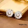 Pendientes de Moda Ins Europeos y Americanos Chapados en Oro de 18K Pendientes Colgantes de Anillo C Pendientes Geométricos de Acero Inoxidable de Fundición Lisa