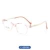 25605 Danyang Gafas para Niños al por Mayor Montura Redonda No Pellizca la Cara, Suaves, Cómodas y Lindas, Se Pueden Combinar con Monturas para Gafas de Miopía