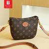 Bani Meizi Bolsa Feminina Bolsa de Ombro Nova Senso de Alta Qualidade Retrô Flor Antiga Axilar Design Nicho Transversal Bolsa Pequena Atacado