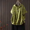 2026 Verão Novo Estilo Camiseta com Capuz Estampa de Abóbora Manga Curta Solta Simples Versátil Casual Pulôver Superior Atacado