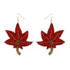 Pendientes de Borlas Europeos y Americanos de Estilo Étnico Transfronterizos Amazon, Pendientes de Botón de Semillas Únicos Hechos a Mano de Alta Gama, Accesorios para Mujer de Nicho