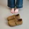Zapatos Birkenstock retro de cobertura total con suela gruesa, nuevo modelo primavera/verano para estudiantes mujeres, zapatos casuales Birkenstock slip-on de suela blanda, modernos