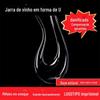 Decanter de vidro simples em forma de U Pot Decanter Harpa Decanter de vinho Decanter de vinho Decanter de vinho