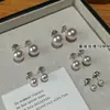 Pendientes de Plata de Ley 999 Familia S Manta Suave Perla Rosa Pendientes de Lujo Accesible Estilo Nuevo para Mujer 2025