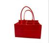 Bolsa de fieltro portátil al por mayor bolsa de almacenamiento de pañales bolsa de mamá bolsa de cosméticos caja de almacenamiento para bebés multifuncional