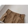 Cintura alta verano nicho dulce fresco chica sexy dos botones pantalones cortos de trabajo para mujer bolsillo tridimensional leggins individuales pantalones cortos ajustados moda