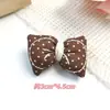 Tecido Bolinhas Laço Acessórios Mini Almofada Nó Gravata Borboleta de Algodão Roupas Calçados Infantis Acessórios para Headwear DIY