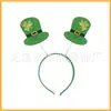 Faixa de Cabeça Festival Irlandês Trevo Faixa de Cabeça Festival de São Patrício Chapéu Pequeno Faixa de Cabeça Atacado