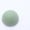 Esponja de limpeza facial de konjac hemisférica redonda esponja de limpeza facial de konjac liofilizada estado seco esponja de limpeza facial de konjac estado seco esponja de limpeza facial