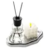 Em Estoque Frasco Cilíndrico de Aromaterapia 100ml, Frasco Vazio Difusor de Aroma Sem Chama, Frasco de Evaporação com Fundo Côncavo, Frasco Vazio Difusor de Aroma com Tampa de Rosca 28mm