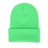 Toucas de Tricô Personalizadas para Outono e Inverno para Homens e Mulheres, Toucas de Lã Coloridas que Podem Ser Bordadas a Quente e Bordadas com Padrões de Logotipo Personalizados