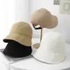 Sombrero de Verano Estilo Coreano Ala Ancha Diseño Plegado para Mujer Estilo Coreano Cara Modificada Elegante Versátil Moda Primavera y Verano Cara Redonda Sombrero de Pescador