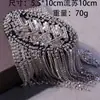 Acessórios Decorativos para Traje Infantil Pingentes de Franja Acessórios para Roupa Broches Exagerados de Strass Paletós de Performance Palas de Ombro