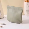 Bolsa de maquiagem para cabos de dados, estojo portátil para fones de ouvido, organizador portátil para fios, mini carregador, bolsa de armazenamento com fechamento automático
