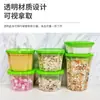 Caixa de Armazenamento para Lanches, Caixa de Armazenamento de Frutas Secas de Plástico, Caixa de Conservação de Grãos, Recipiente de Armazenamento de Alimentos para Geladeira, Recipiente de Armazenamento para Secagem de Alimentos