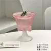 Vaso Alto de Vidrio con Lazo de Alto Valor Estético, Copa de Vino para una Bebida Ligera, Copa de Cóctel de Champaña Licores, Vaso Creativo para Café