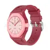 Correa de silicona para reloj de marca compartida AP, compatible con cajas de reloj AP y Swatch, correa de silicona integrada, para ventas transfronterizas